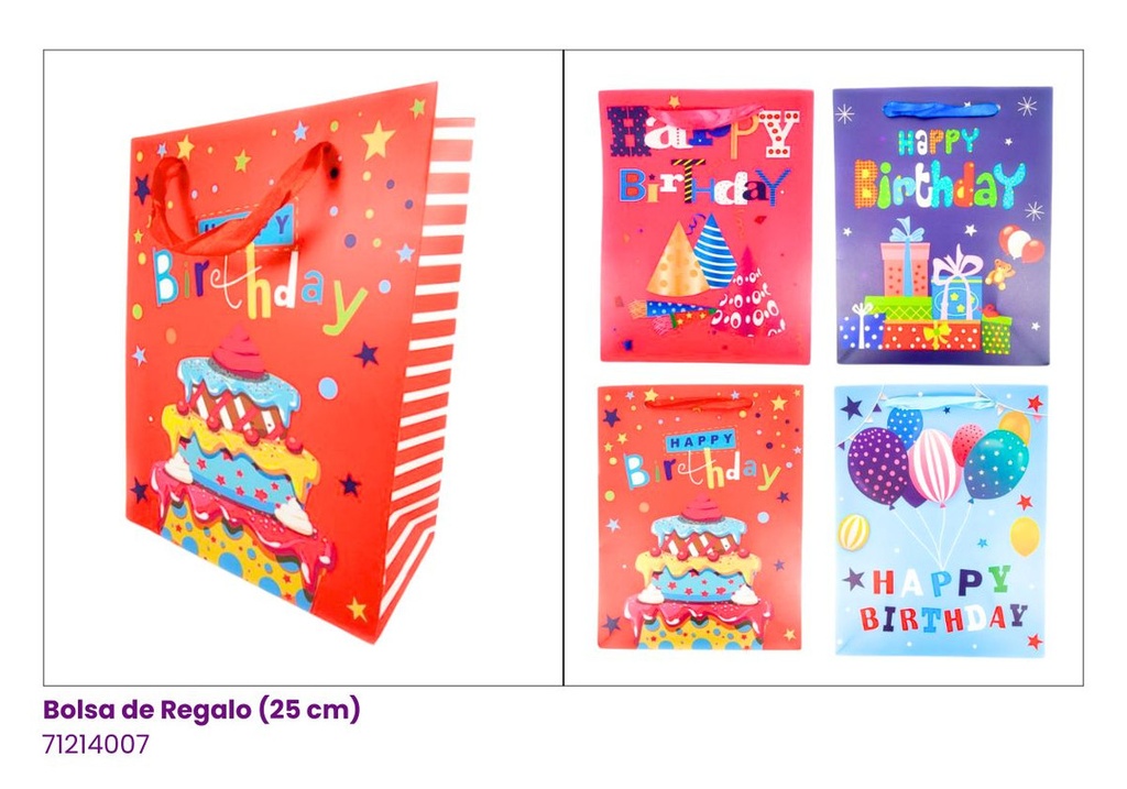 BOLSAS REGALO CUMPLEAÑOS