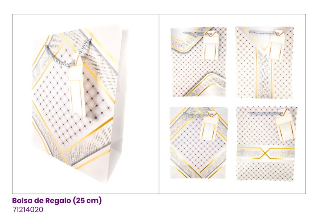 BOLSAS REGALO PLATEADO