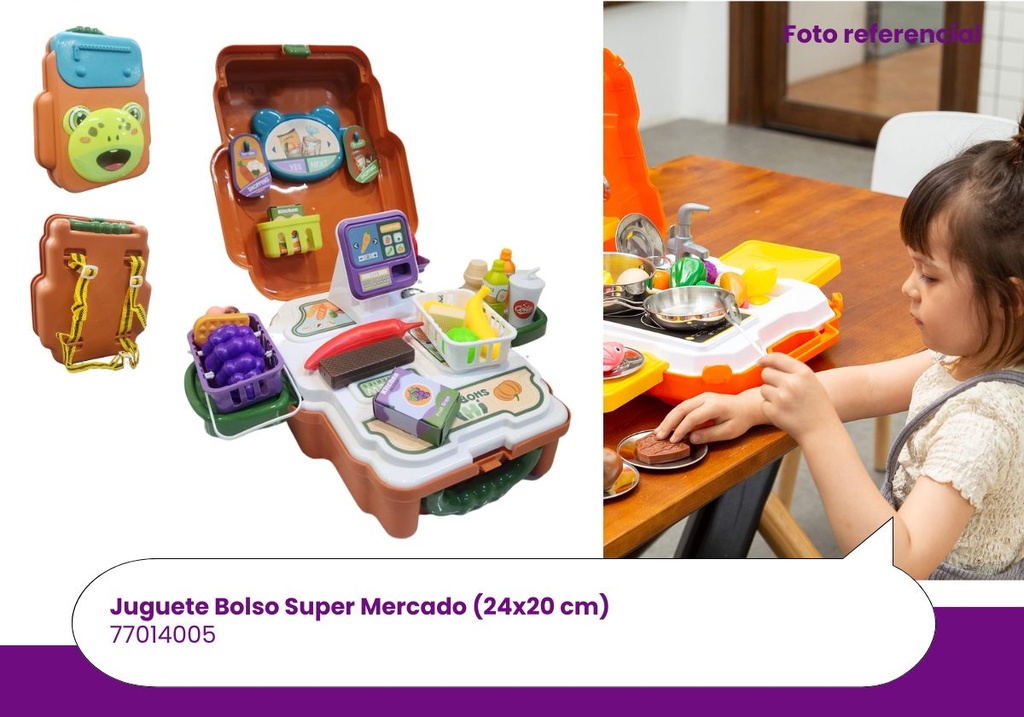 BOLSOS JUGUETE SUPER MERCADO