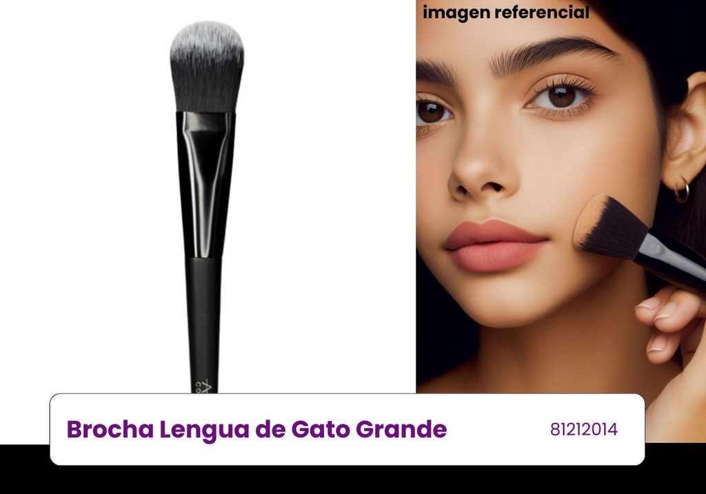 BROCHAS LENGUA DE GATO GRANDE ARIA 4
