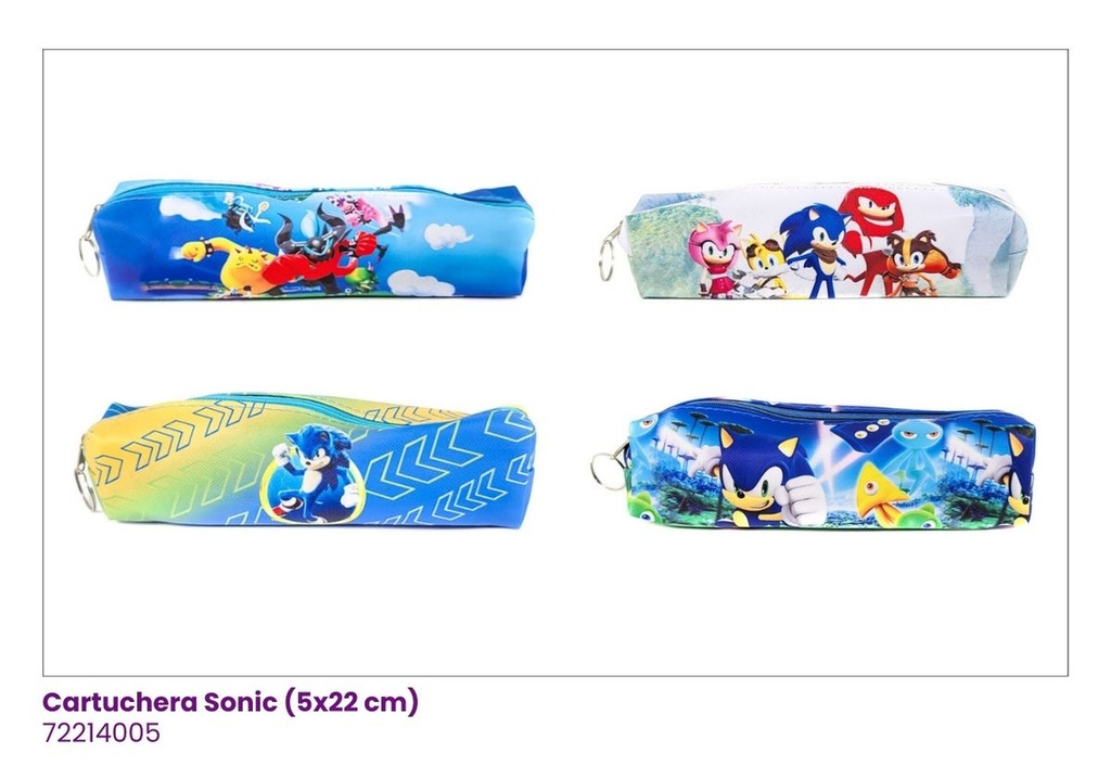 CARTUCHERAS KIDS SONIC