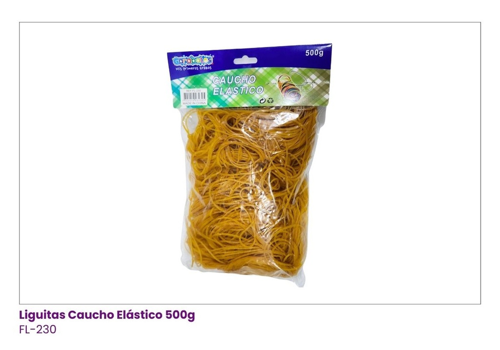 CAUCHO ELASTICO 500G 2MMX60MM