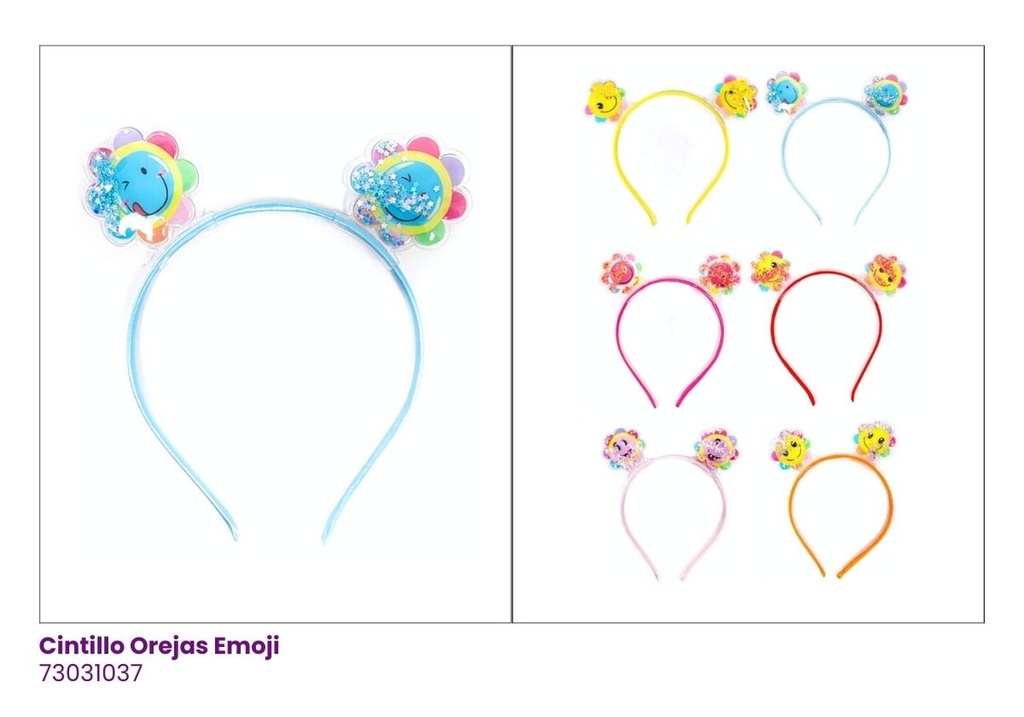 CINTILLOS AIRBAG FLOR CONFETI