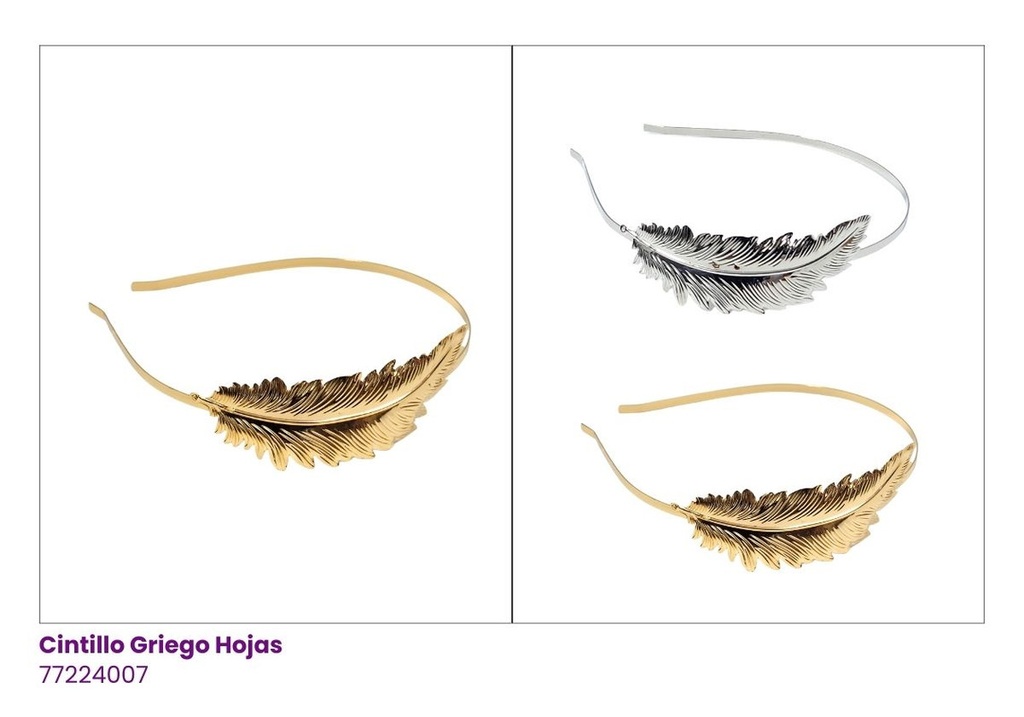 CINTILLOS GRIEGO HOJAS