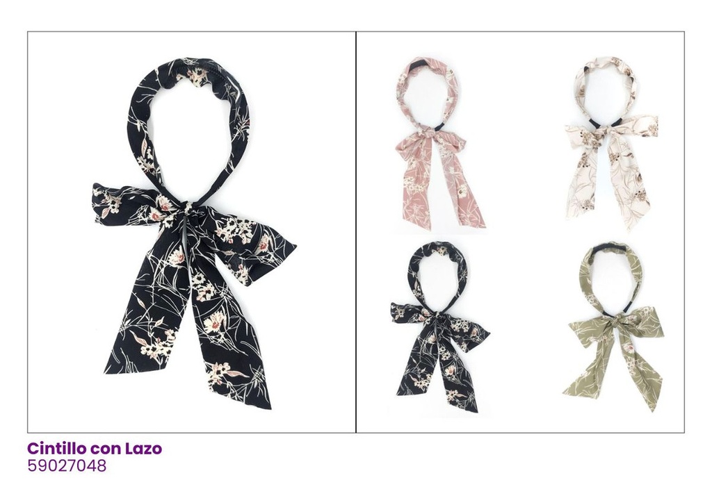 CINTILLOS LAZOS FLORES