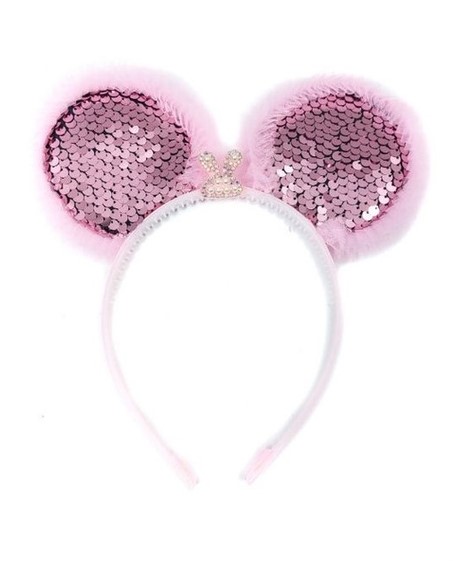 CINTILLOS OREJAS MICKEY MOUSE LENTEJUELAS