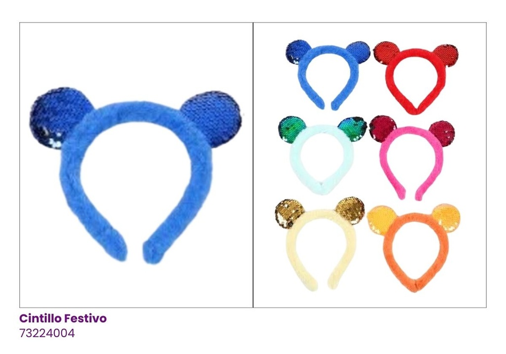 CINTILLOS OREJAS PELUCHE