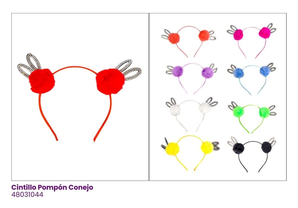 CINTILLOS POMPON OREJAS