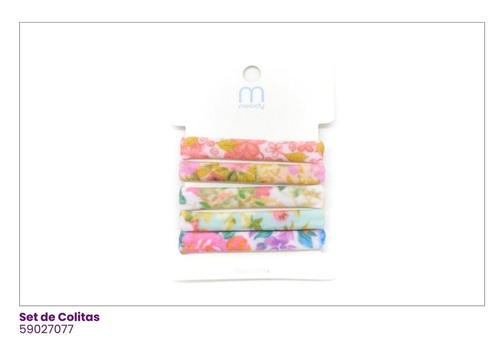 COLAS LYCRA MARIPOSA SET DE 4