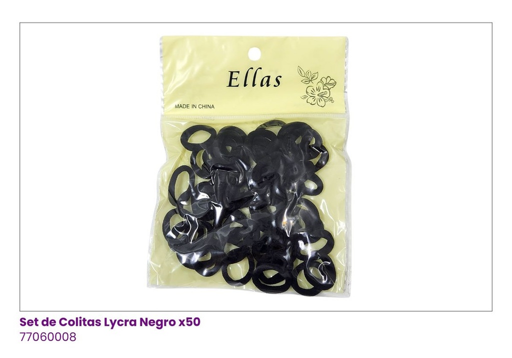 COLAS PAQUETE NEGRAS DE 50
