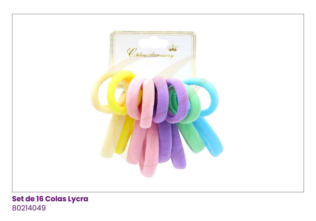 COLAS PASTEL GRANDE Y MEDIANA SET DE 16