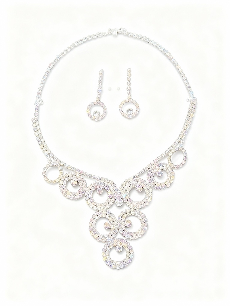 COLLARES BRILLANTE DE DAMA STRASS