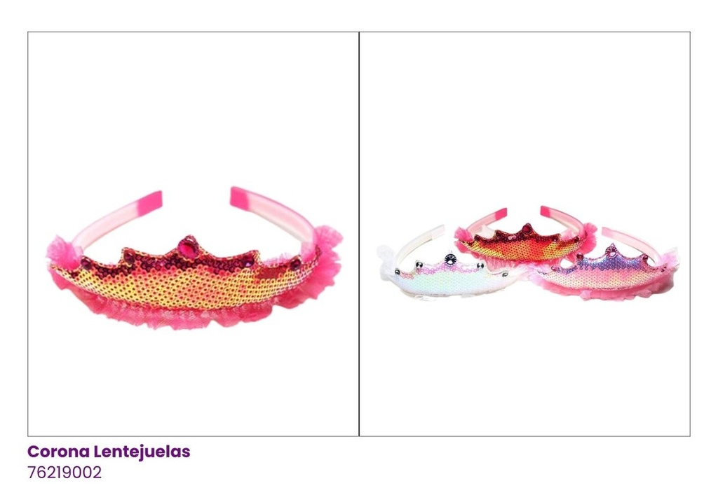 CORONAS LENTEJUELAS
