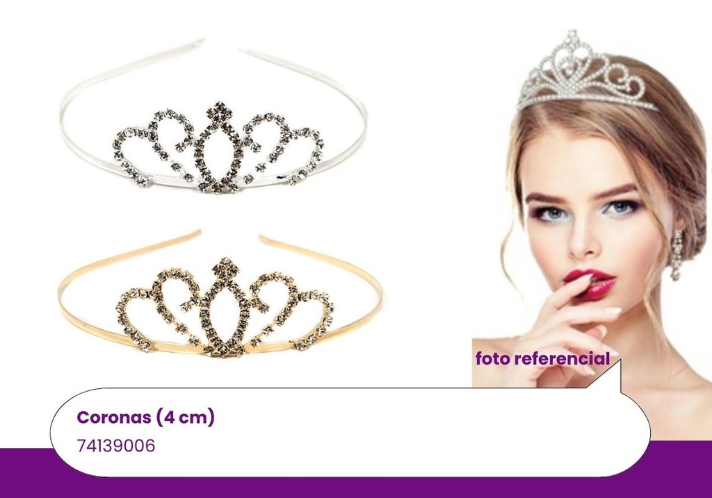 CORONAS STRASS PEQUEÑA