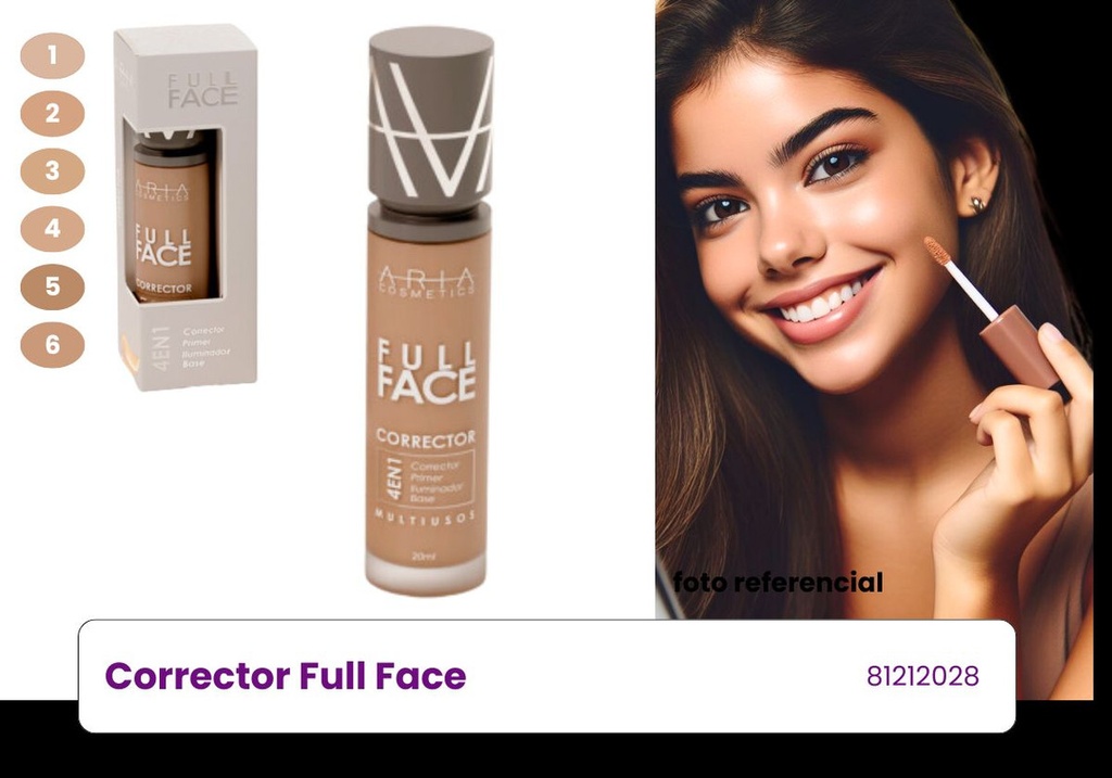 CORRECTOR FULL FACE ARIA (12 UNI)