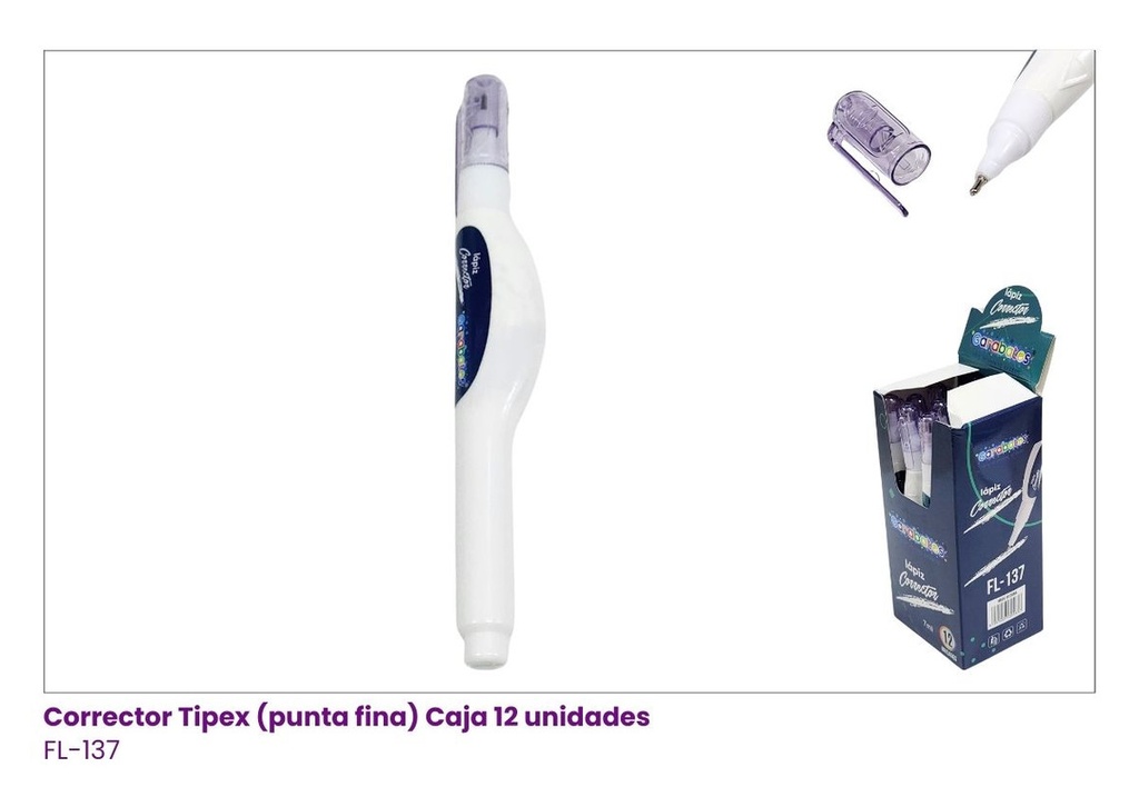 CORRECTOR PUNTA DELGADA BULTO