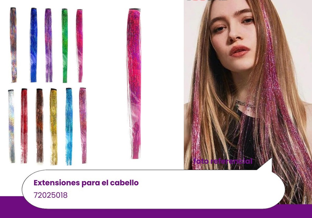 EXTENSIONES PEINETA BRILLANTE