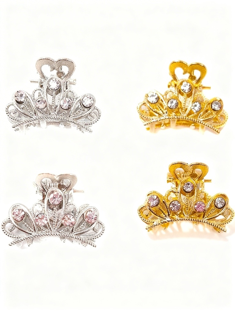 GANCHETAS METALICAS MINI SET DE 2 PAR