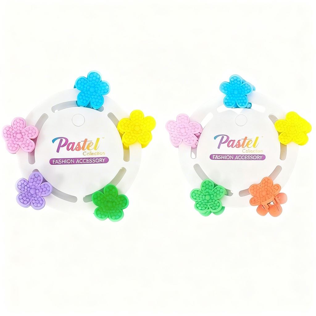 GANCHETAS NIÑAS MINI SET DE 5 FLOR