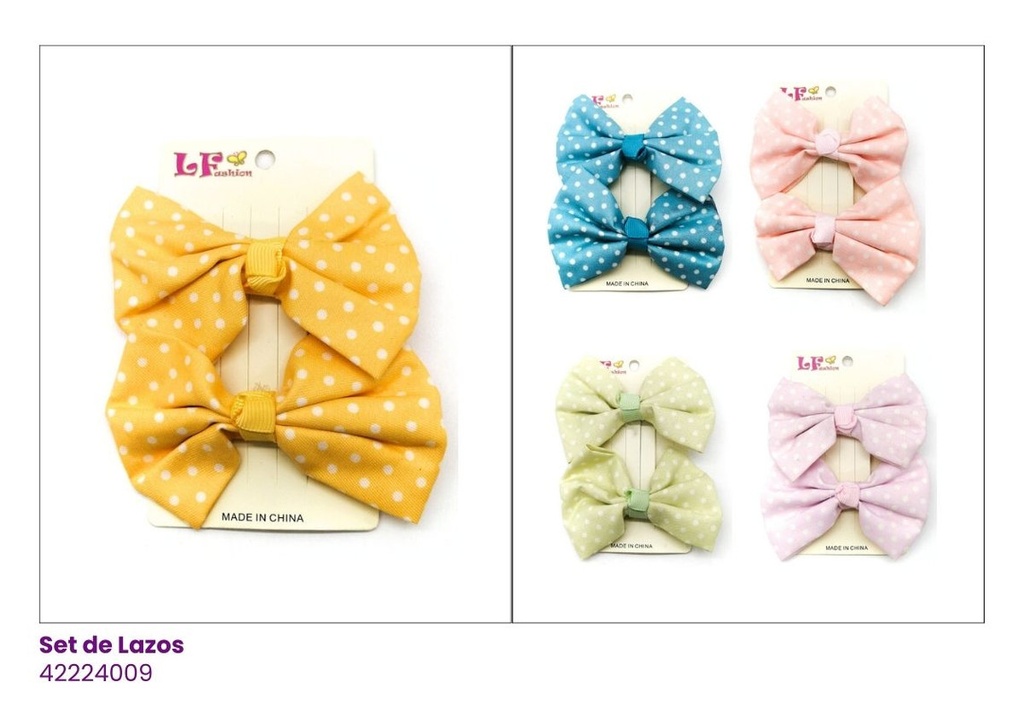 GANCHOS LAZOS PAR PASTELES