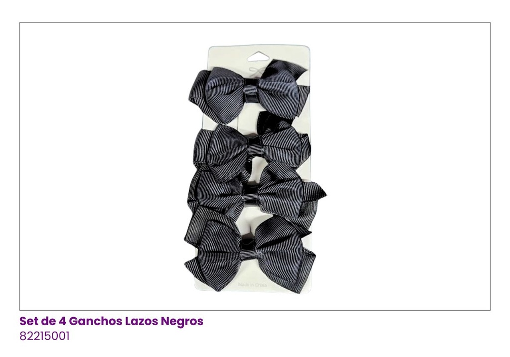 GANCHOS LAZOS SET DE 4 TOMMY