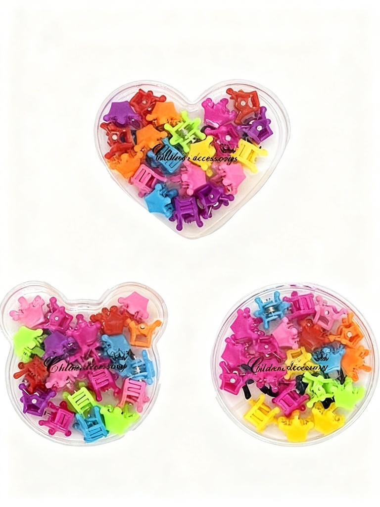 GANCHOS PIOJITOS EN ESTUCHE CORONA NEON