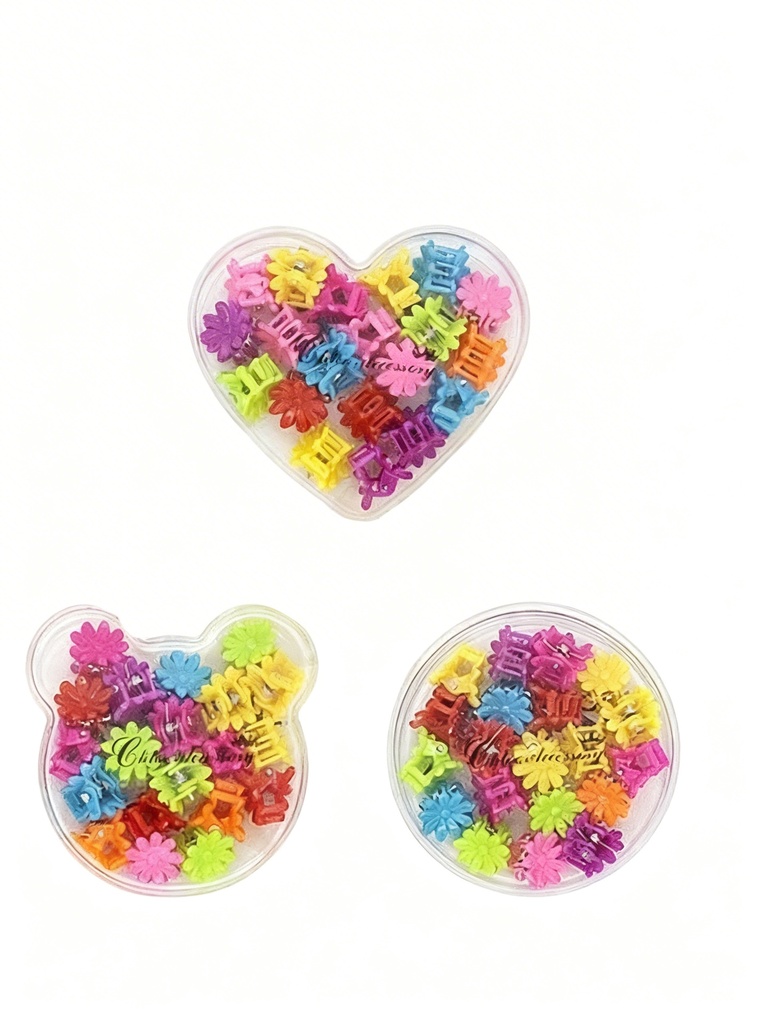 GANCHOS PIOJITOS EN ESTUCHE MARGARITA NEON