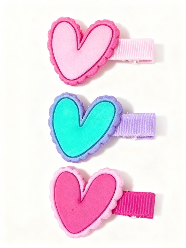 GANCHOS SET DE 3 CORAZON