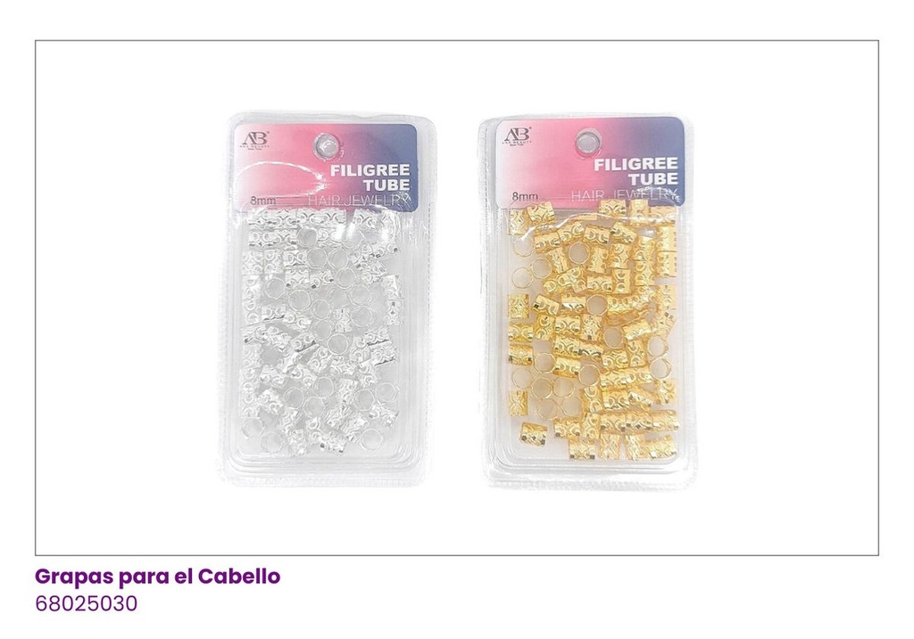 GRAPAS PARA EL CABELLO DORADAS