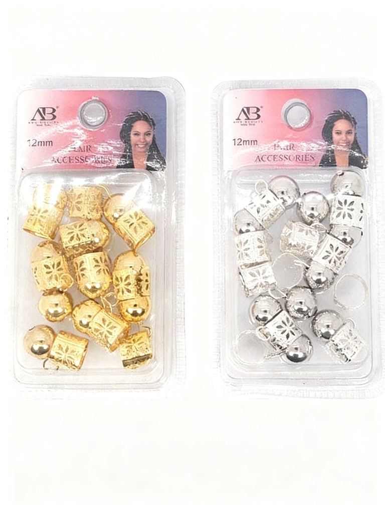 GRAPAS PARA EL CABELLO PERLA DORADO Y PLATEADO