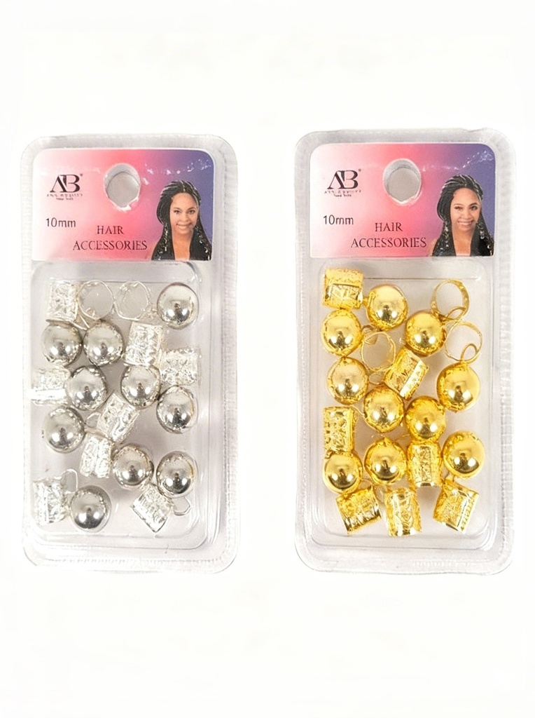 GRAPAS PARA EL CABELLO PERLA DORADO Y PLATEADO