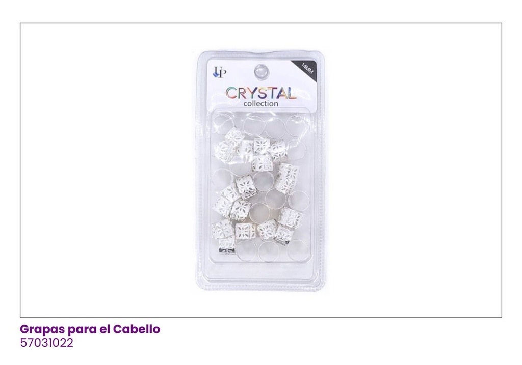 GRAPAS PARA EL CABELLO PLATEADAS