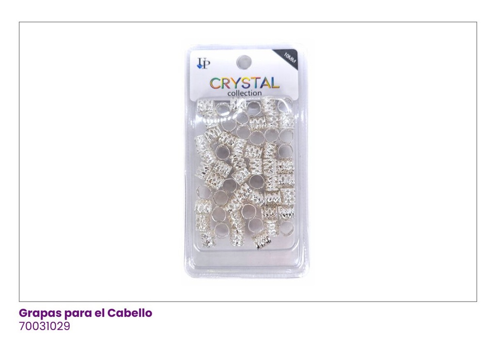 GRAPAS PARA EL CABELLO PLATEADAS DORADAS