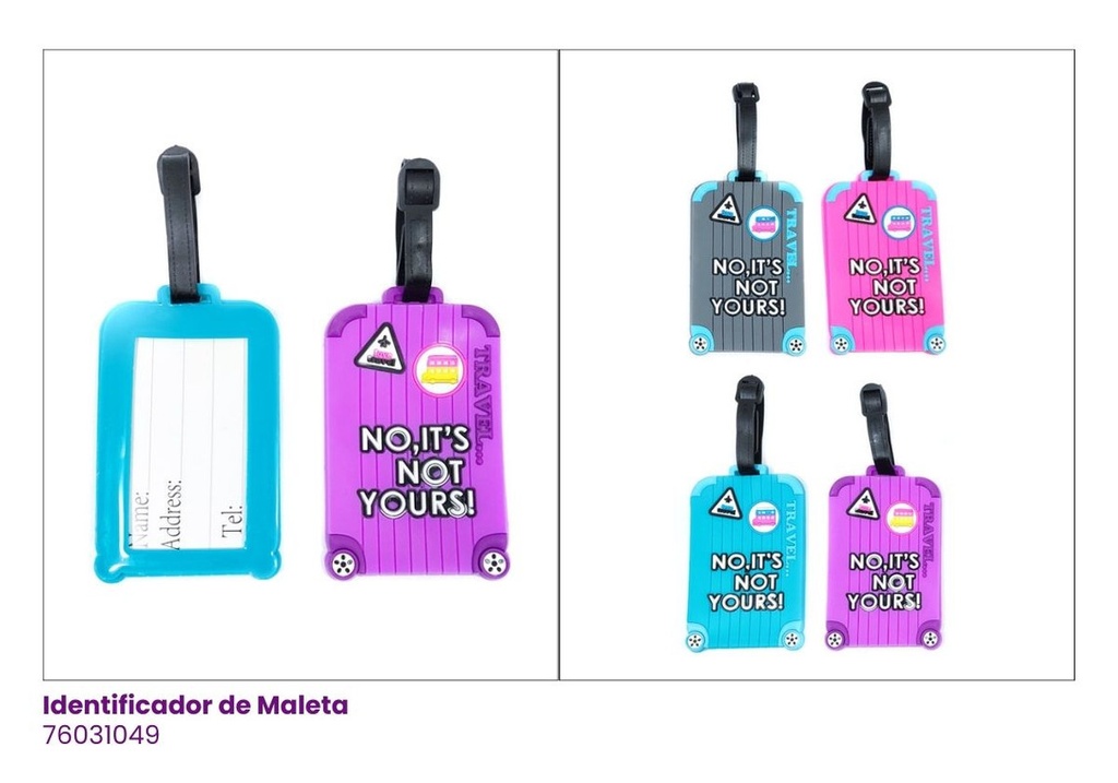 IDENTIFICADORES DE MALETA MALETA