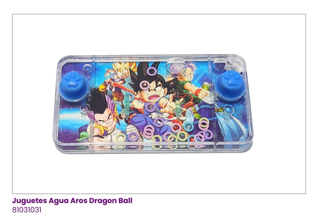 JUGUETES AGUA AROS DRAGON BALL