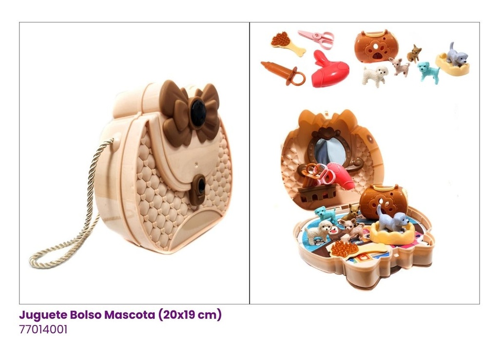 BOLSOS JUGUETE MASCOTAS