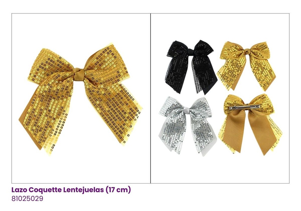 LAZOS COQUETTE LENTEJUELAS