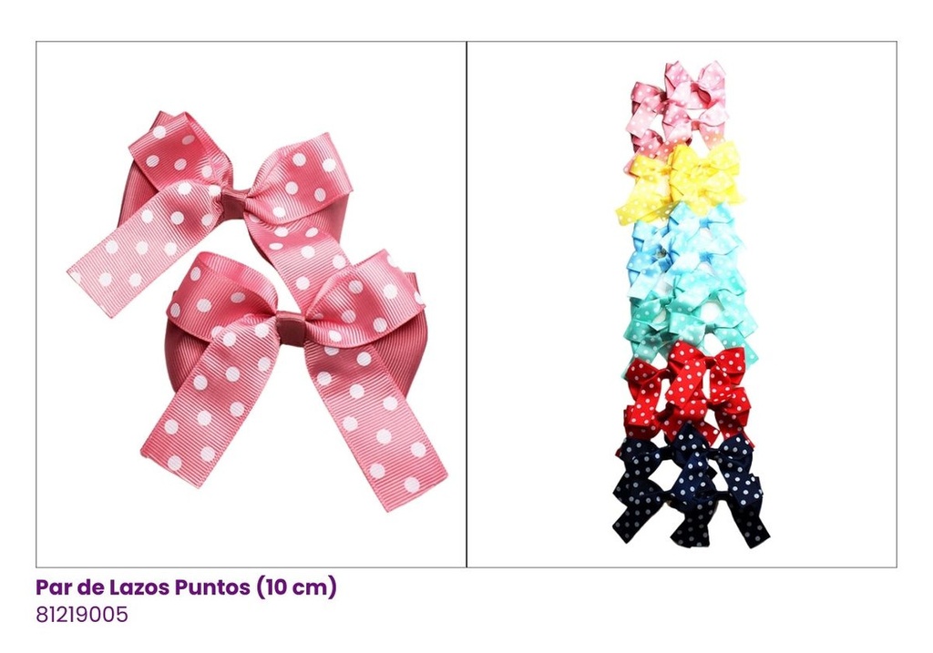 LAZOS COQUETTE PEPITAS PAR