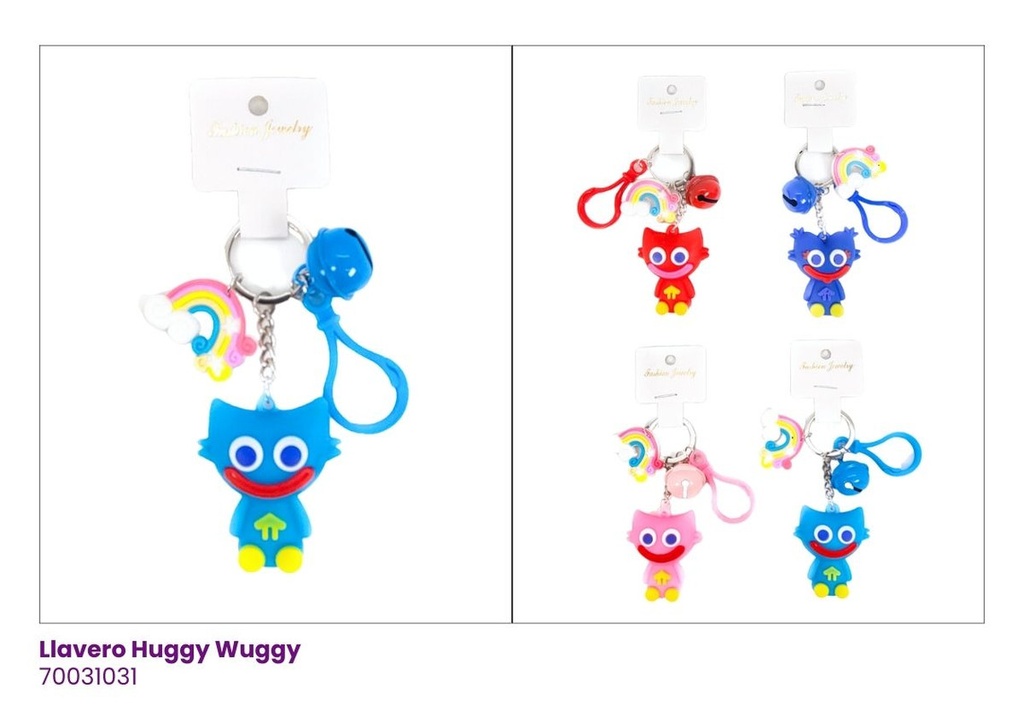 LLAVEROS SILICON HUGGY WUGGY
