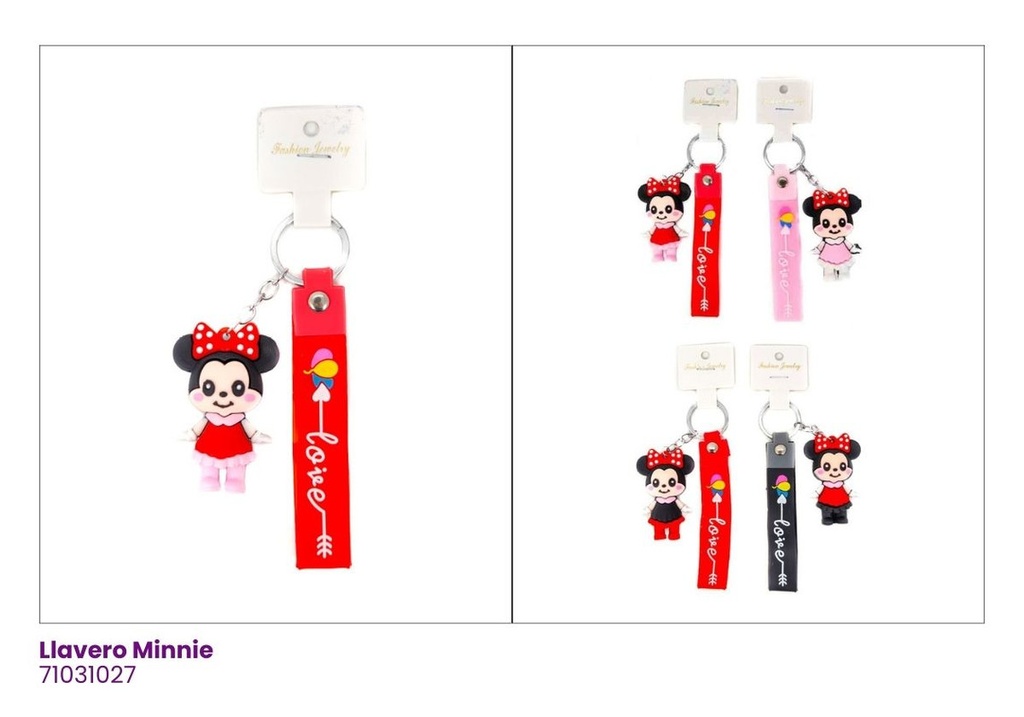 LLAVEROS SILICON MICKEY
