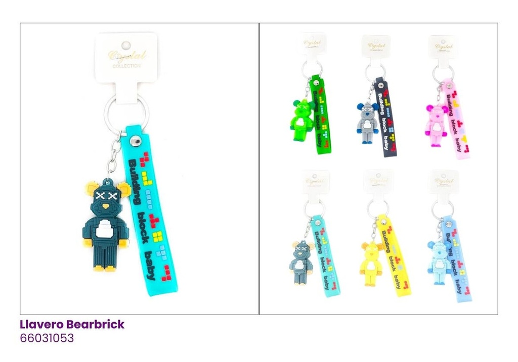 LLAVEROS SILICON MUÑEQUITOS