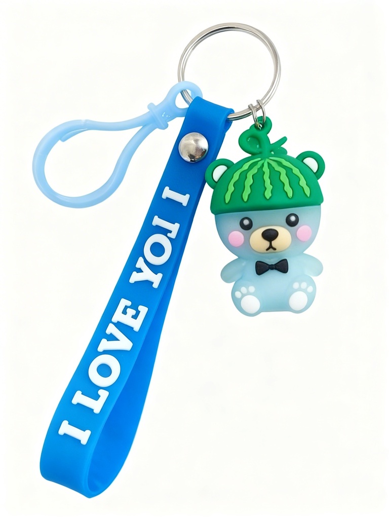 LLAVEROS SILICON OSITO FRUTAS