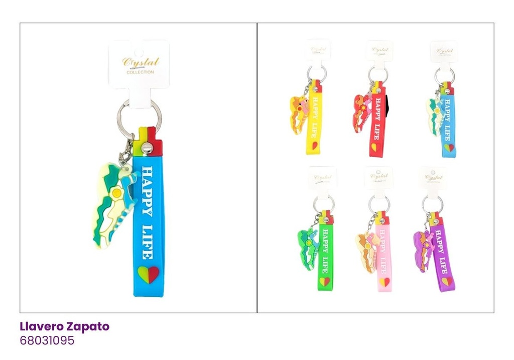 LLAVEROS SILICON ZAPATO
