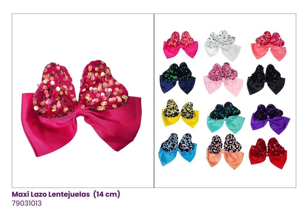 MAXI LAZOS LENTEJUELA