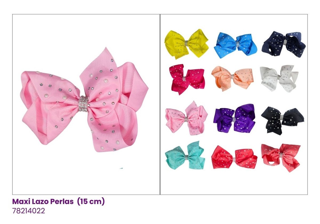 MAXI LAZOS PIEDRAS Y PERLAS