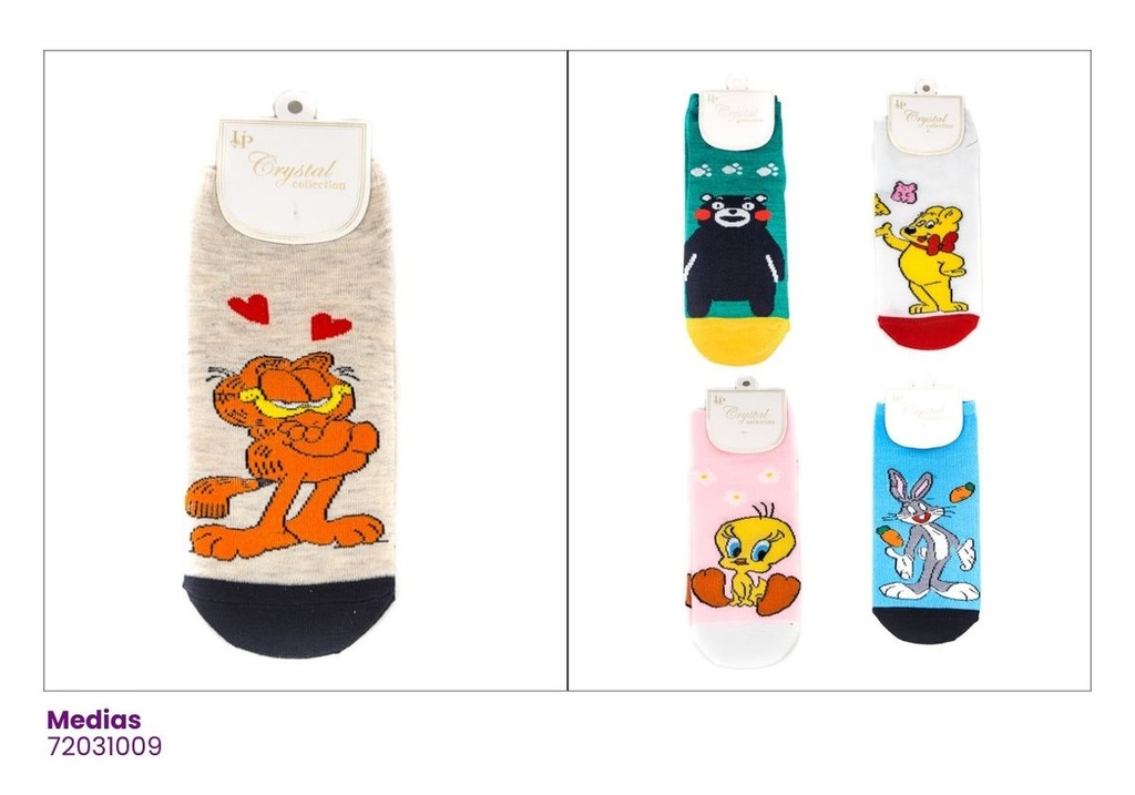 MEDIAS TOBILLERAS LOONEY TUNES