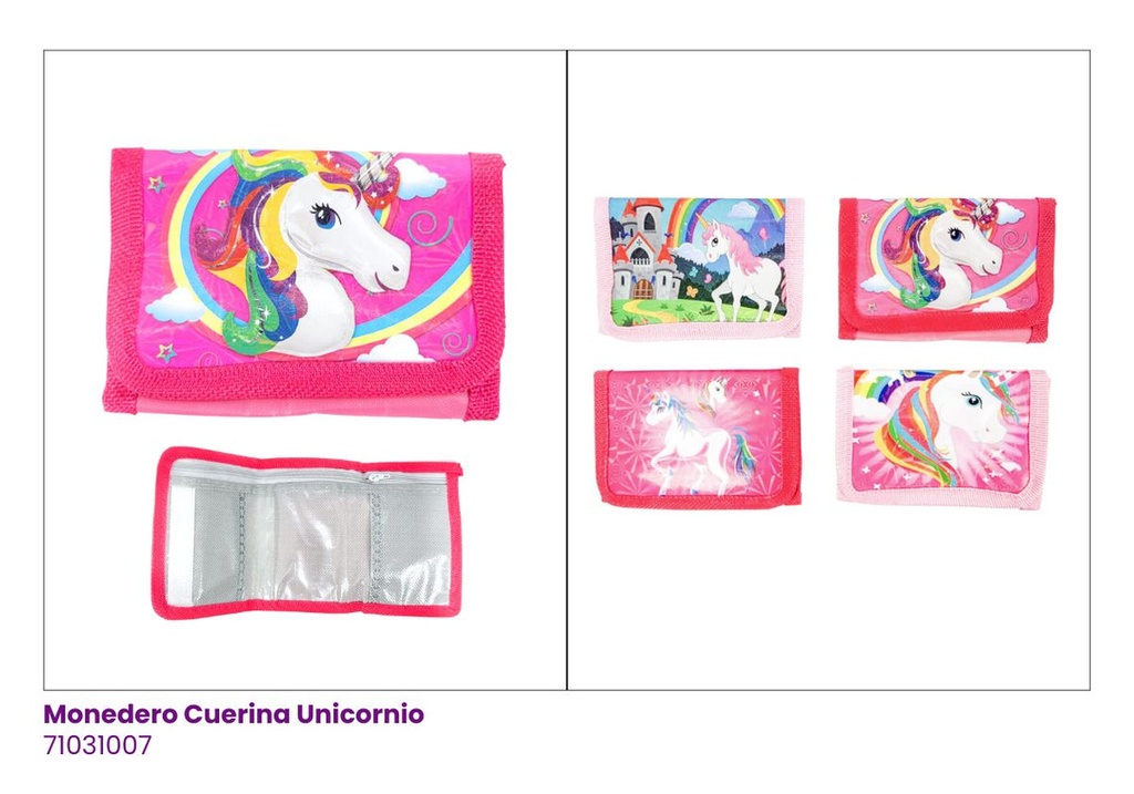 MONEDEROS CUERINA UNICORNIO