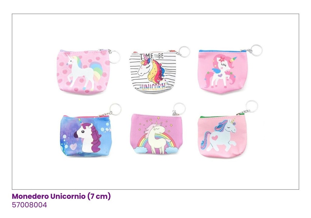 MONEDEROS CUERINA UNICORNIO