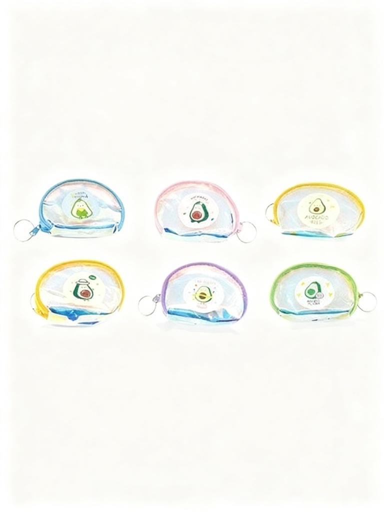 MONEDEROS METALIZADO AGUACATE