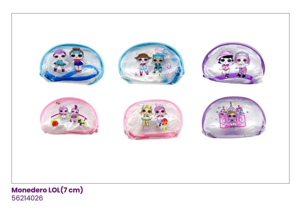 MONEDEROS TRANSPARENTE LOL